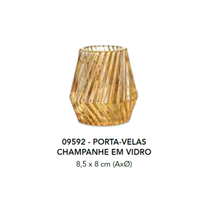 PORTA VELA BORDA DOURADA