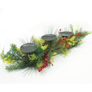 CENTRO DE MESA PORTA VELAS