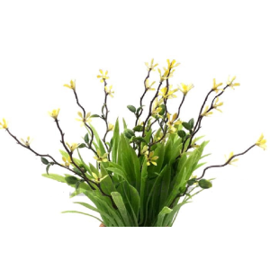 FOLHAGEM CAPIM EL0021 C/MINI FLOR COLOR