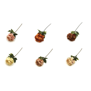 PEONIA FLOCADA COM/1 BOTÃO