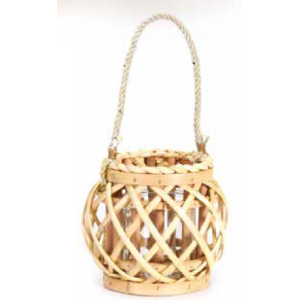 CASTIÇAL DED06002 MADEIRA BAULADO C/ALÇA