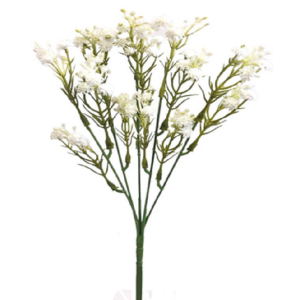 FLOR GIPSO X5 BRANCO 33CM